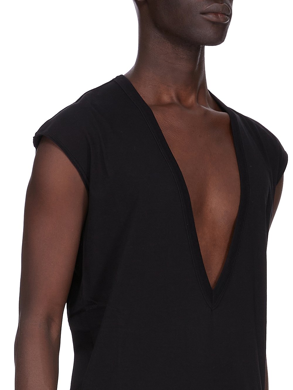 Rick Owens 22SS  V NECK KNIT XS 黒 RICK OWENS V-NECK KNIT SWEATER BLACK FW22 | DOSHABURI Online
