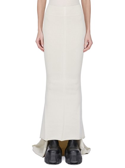 スカート RICK OWENS SS25 (RO01E7378 JA09) RICK OWENS SS25 JERSEY LIDO SKIRT (RO01E7378 JA 09) (RICK
