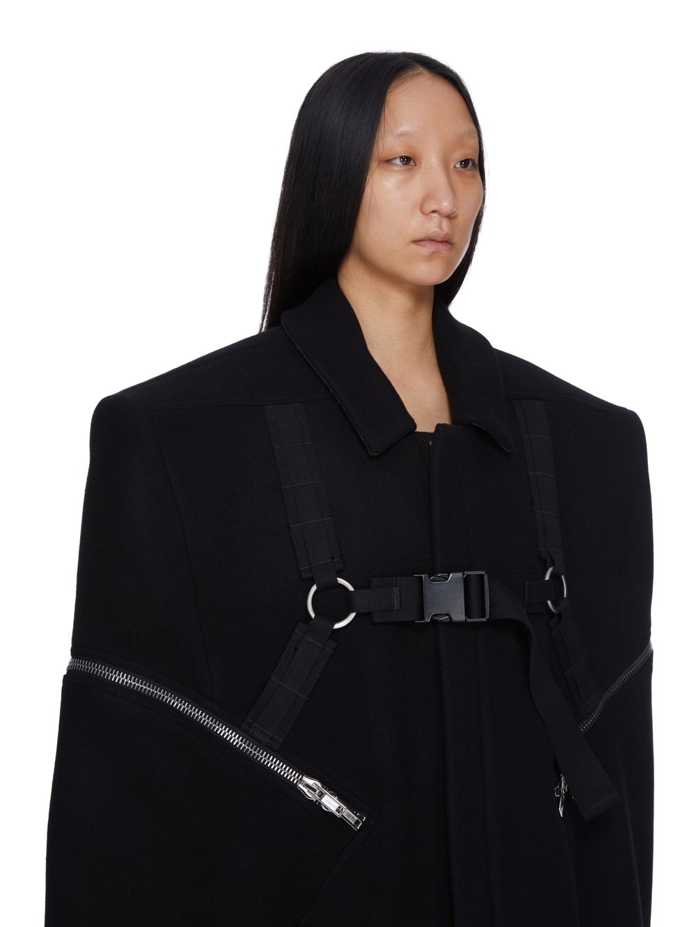 ジャケット・アウター Rick Owens 21SS SHORT ZIPPED CAPE 38 ジャケット・アウター Rick Owens 21SS SHORT ZIPPED CAPE 38