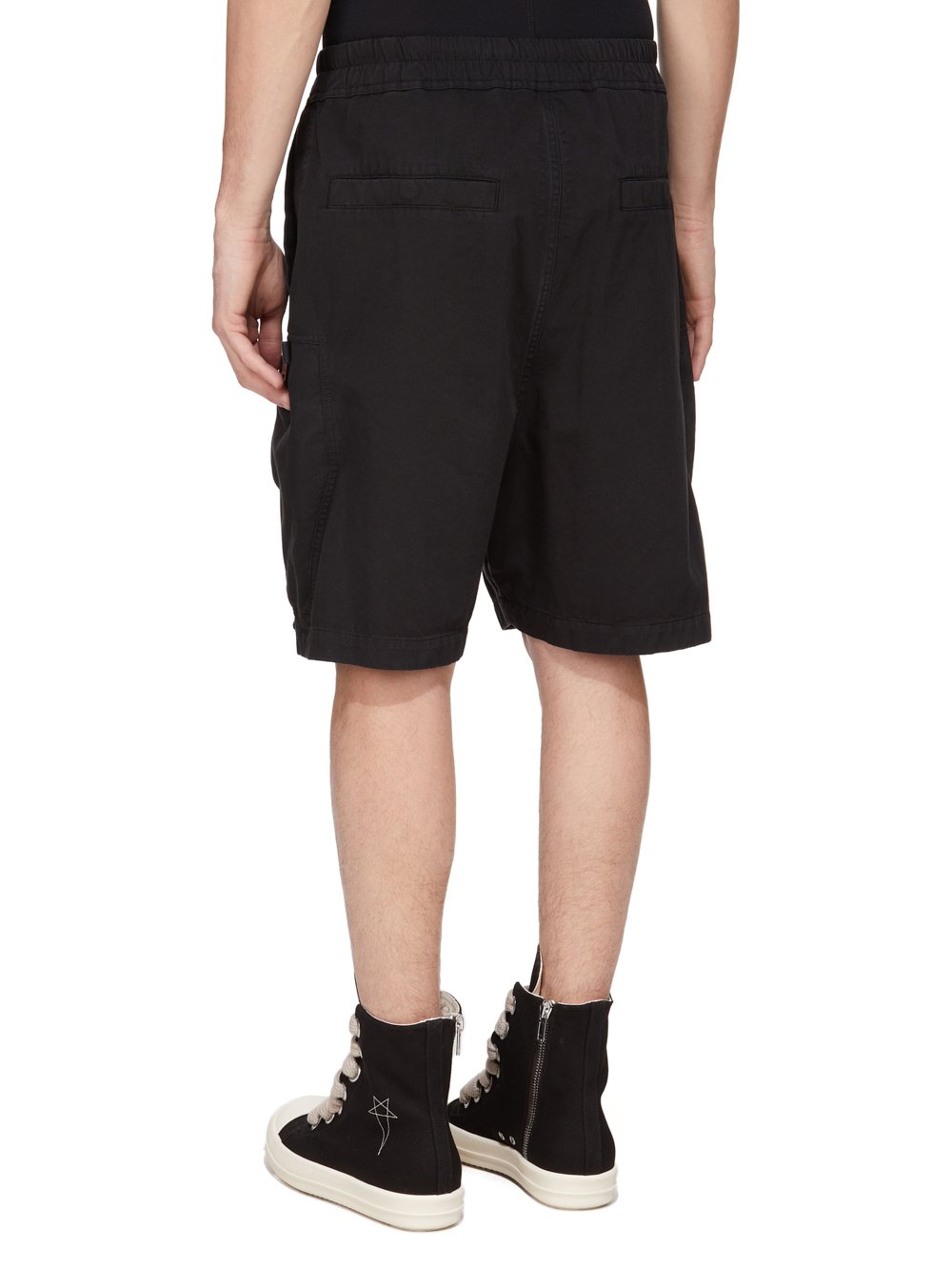 Rick Owens DRKSHDW ナイロン切替 ショーツ パンツ Rick Owens DRKSHDW ジップポケット ショートパンツ | ブラック