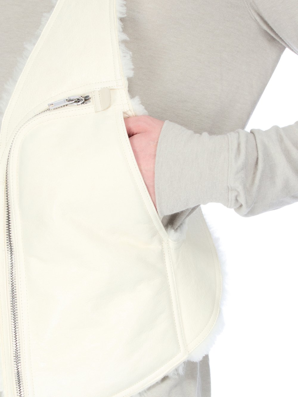 C*H様 Rick Owens 24SS Coating Bauhaus Ves RICK OWENS Bauhaus Kinetix Cotton-Faille Bomber Jacket for Men