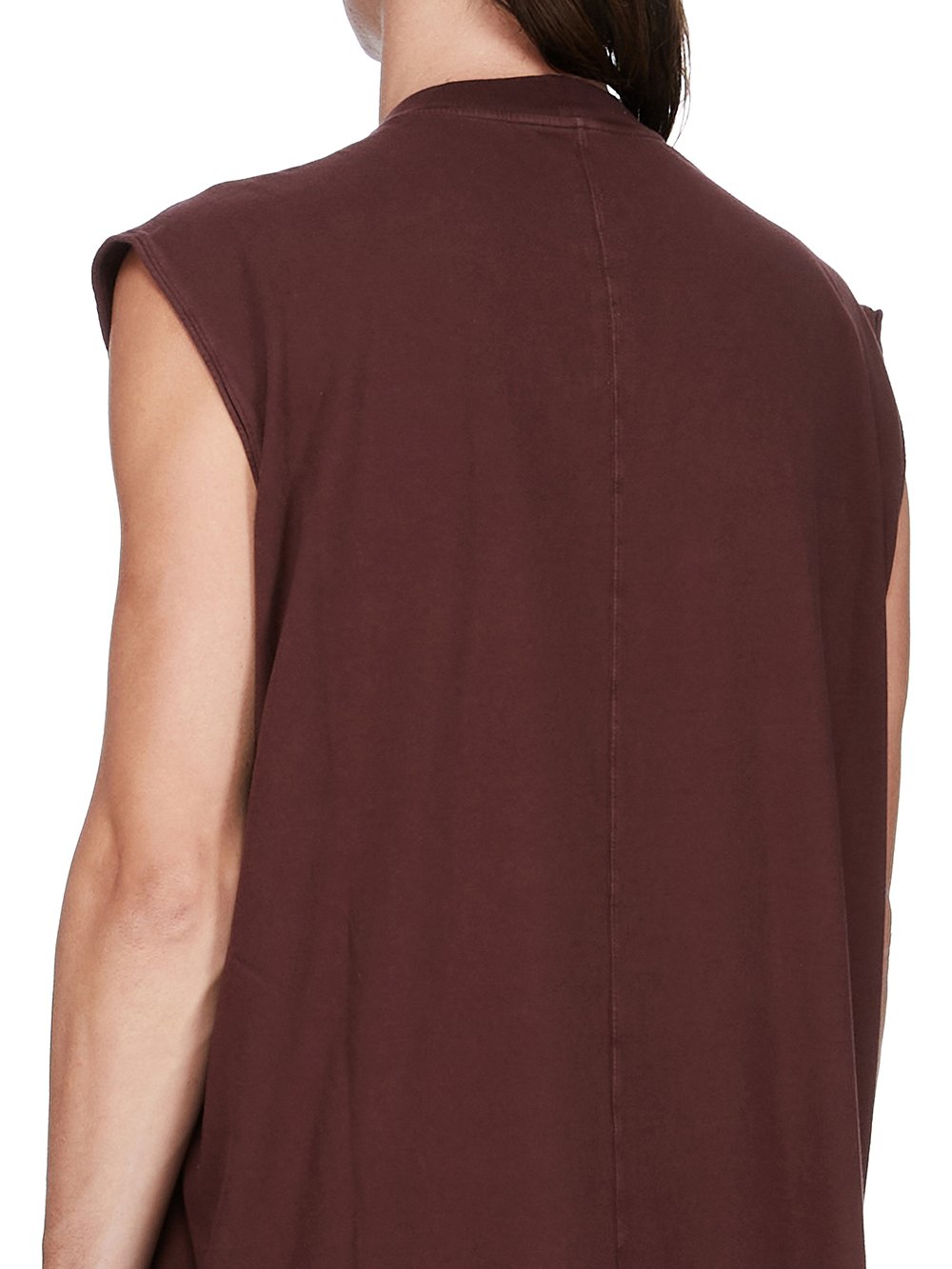 Rick Owens リックオウエンス タンクトップ ブラウン リブ ブラウン 中古・古着通販】RICK OWENS (リックオウエンス) タンクトップ