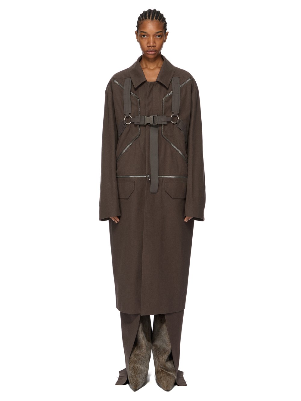 トップス Rickowens Dusulator heavy knit long coat Rickowens Dusulator heavy knit long coat