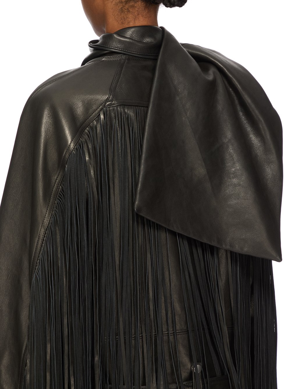 ジャケット・アウター Rick Owens Lamb leather Pre-owned] RICK OWENS MA1 Leather Bomber Blouson RU02C7789-LNV