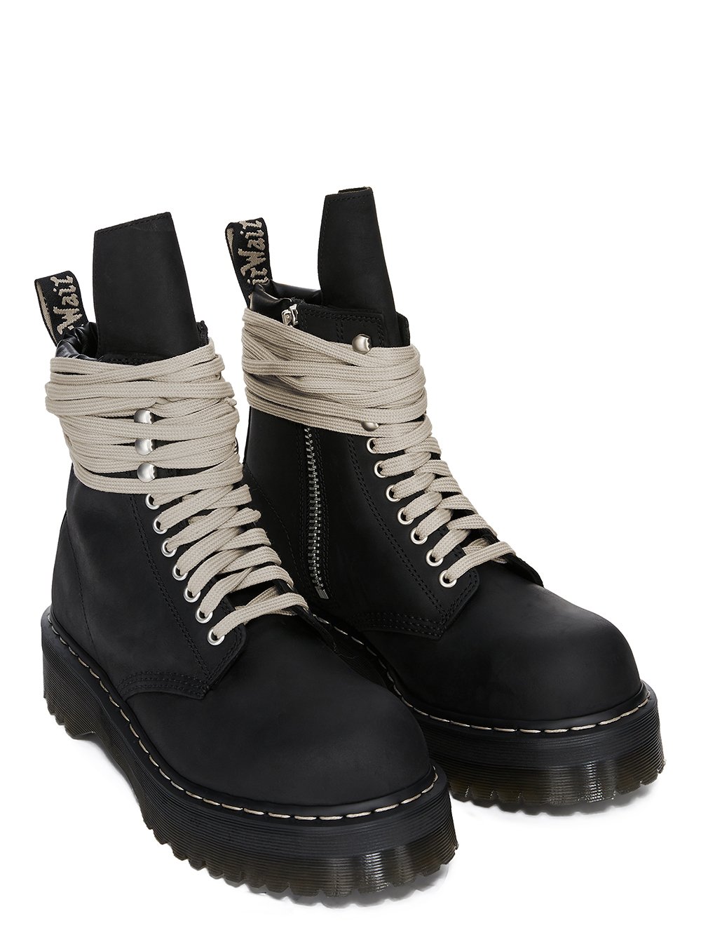 Rick Owens×Dr.Martens1460 QuadSole UK9.5 Dr. Martens x Rick Owens Quad Sole Calf Length Boot - Black