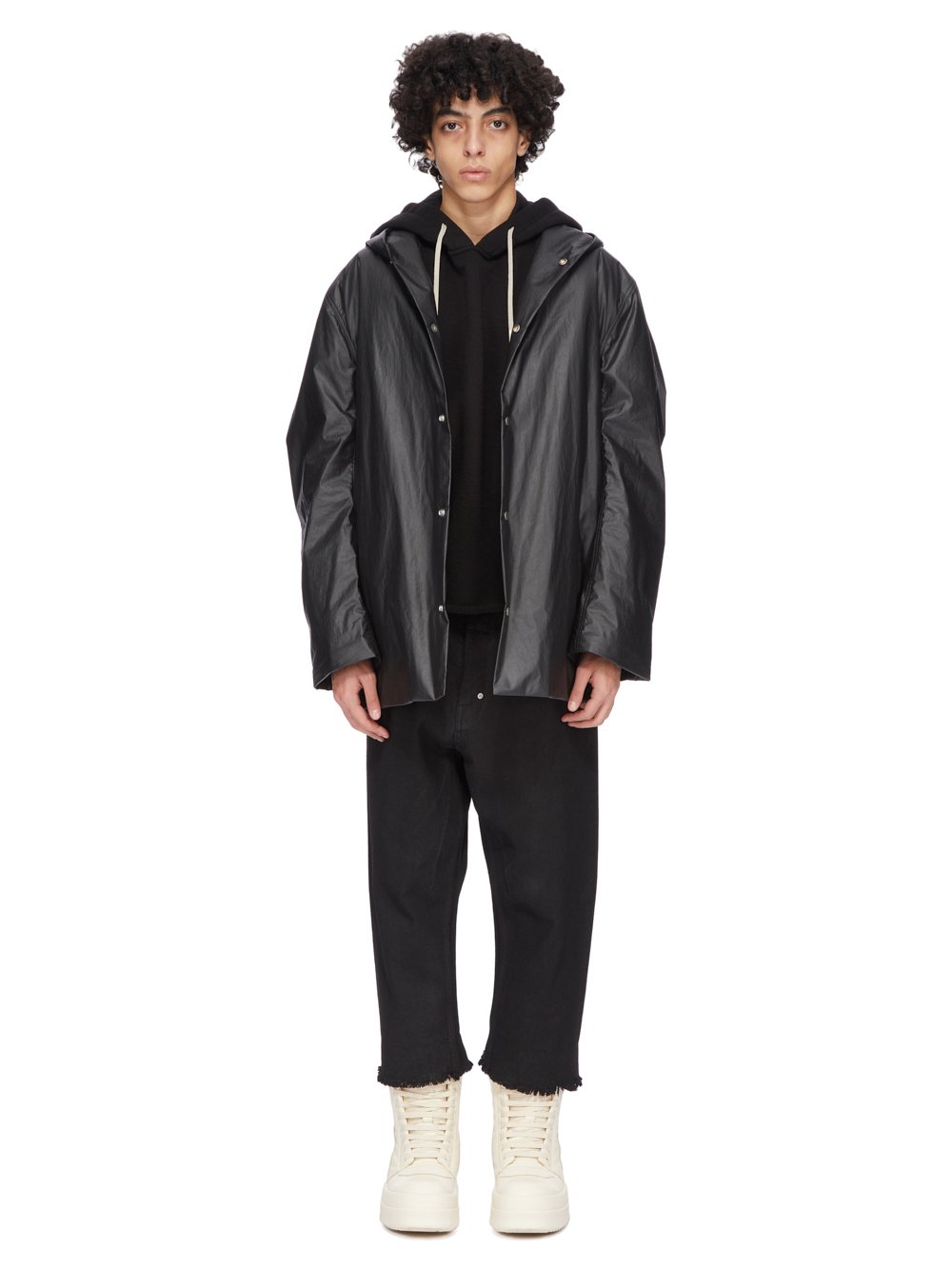 ジャケット・アウター RickOwens fw20 jacket Black Porterville Cropped Alice Bomber Jacket by Rick Owens