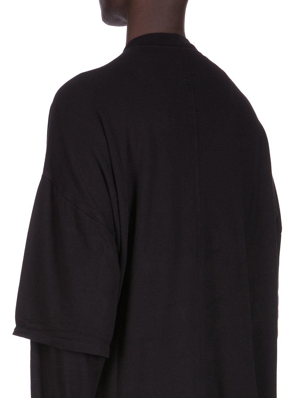 DRKSHDW FW25 CONCORDIANS TOMMY HUSTLER SWEAT IN BLACK DOUBLE