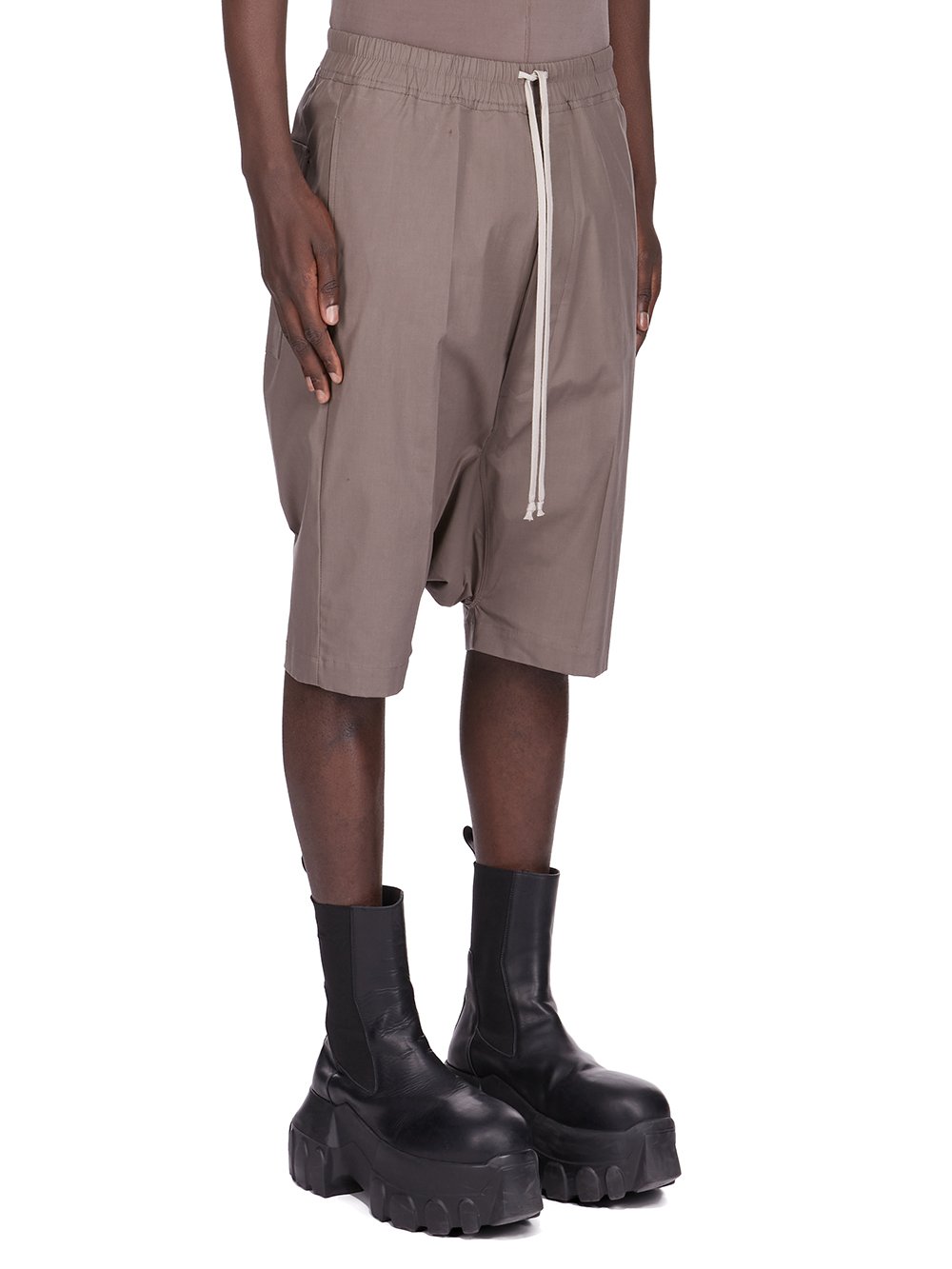 RICK OWENS FW25 CONCORDIANS RICKS PODS IN BLACK HEAVY COTTON