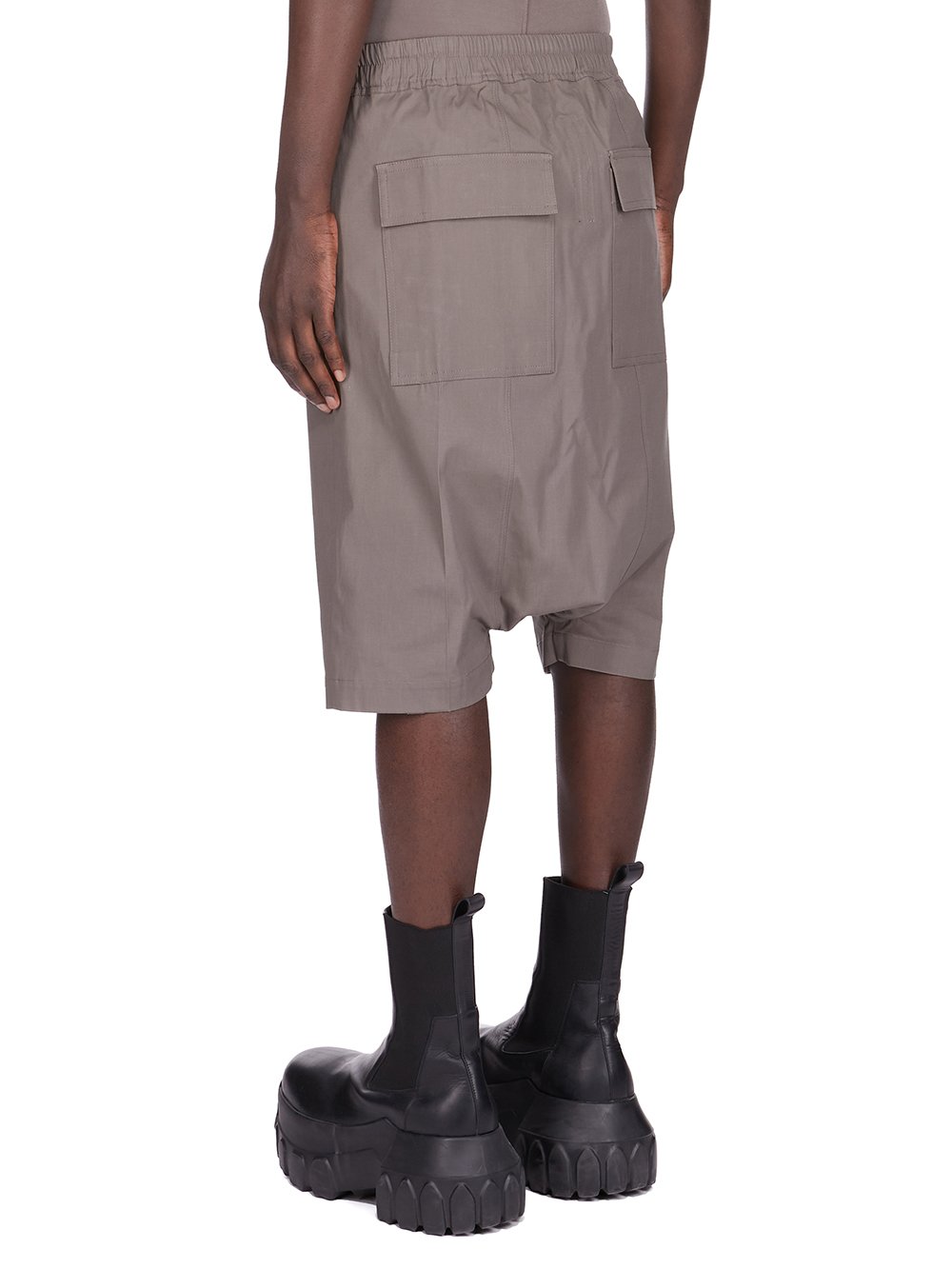 RICK OWENS FW25 CONCORDIANS RICKS PODS IN BLACK HEAVY COTTON