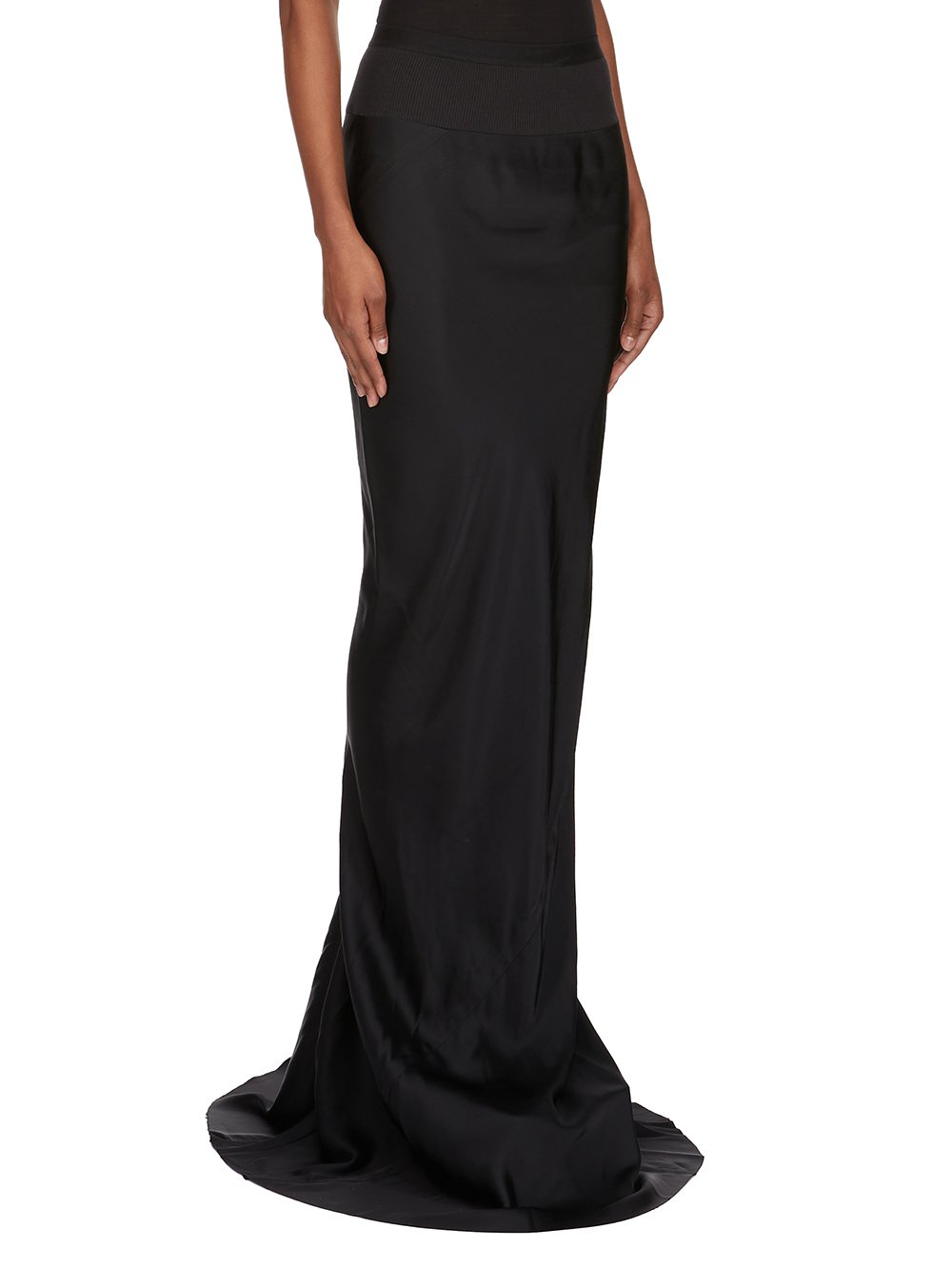 Rick Owens SLIVERED SKIRT 31スカート ブラック Slivered Skirt