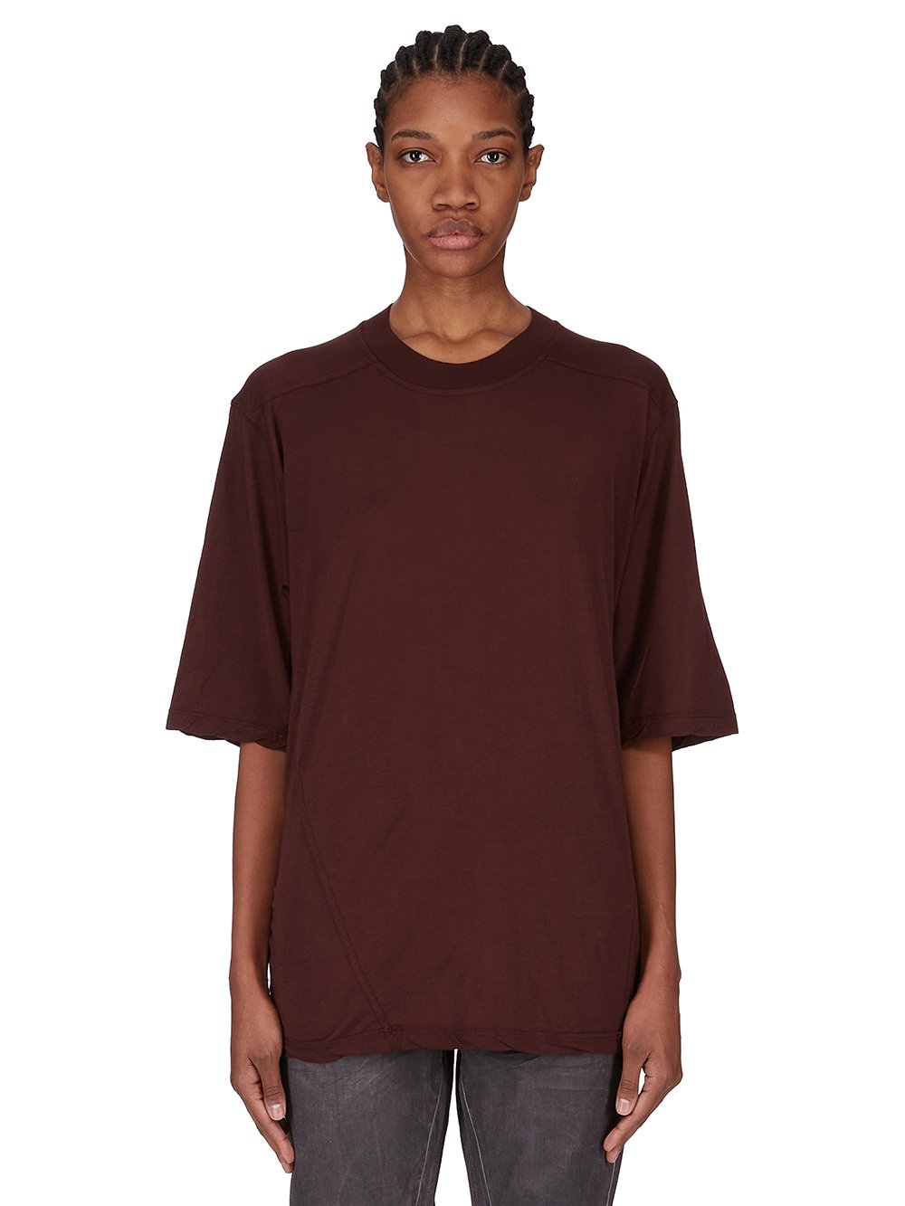 『TEN WOLF RAYON SS BROWN S』 DRKSHDW - TOPS - Rick Owens