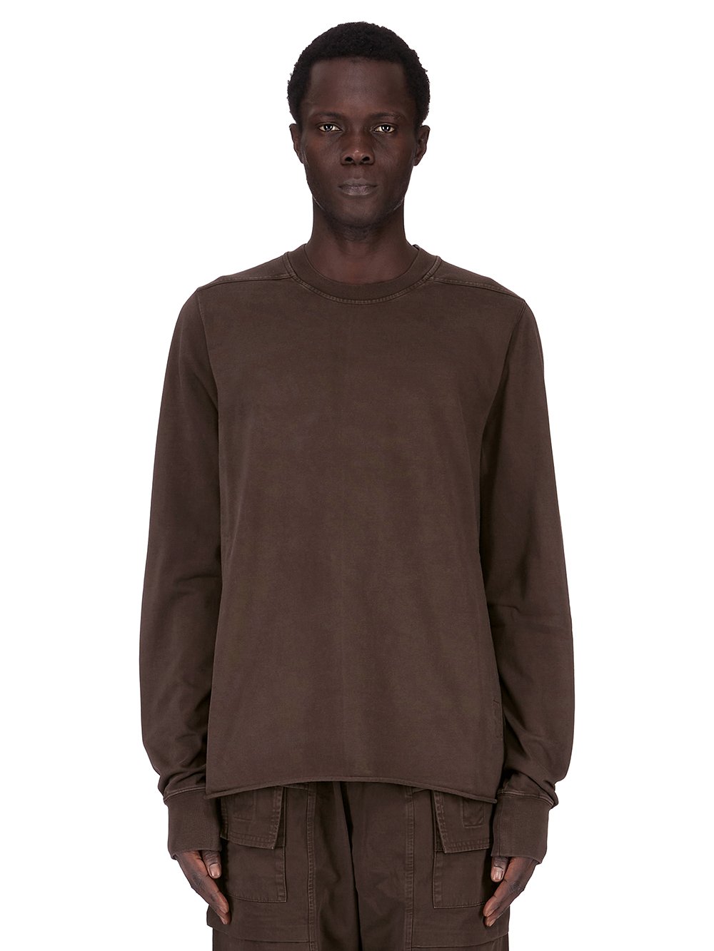 トップス Rick Owens drkshdw CREATH SWEAT sleeve DRKSHDW FW25 CONCORDIANS CREWNECK SWEAT IN DARK DUST COMPACT HEAVY