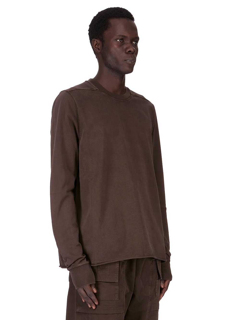 DRKSHDW FW25 CONCORDIANS CREWNECK SWEAT IN DARK DUST COMPACT HEAVY