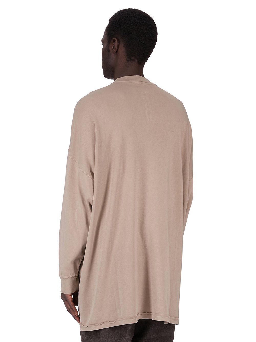 DRKSHDW FW25 CONCORDIANS TOMMY LS SWEAT IN DIRTY PEARL DOUBLE