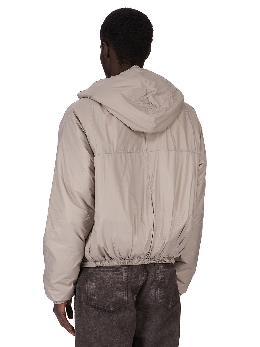 DRKSHDW FW25 CONCORDIANS SEALED WINDBREAKER IN DIRTY PEARL