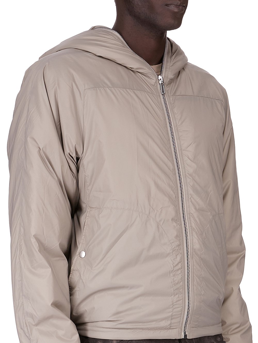 DRKSHDW FW25 CONCORDIANS SEALED WINDBREAKER IN DIRTY PEARL