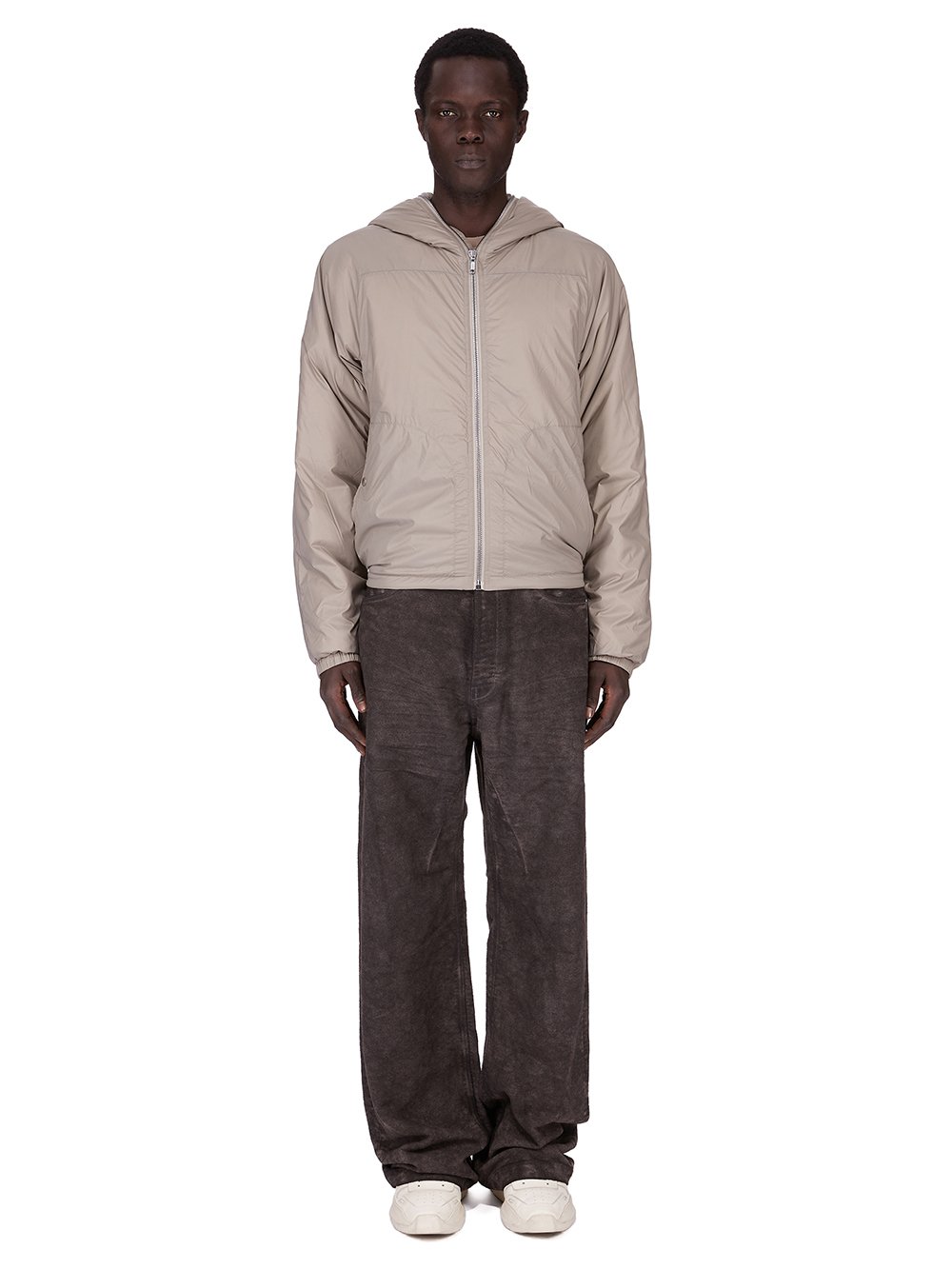 DRKSHDW FW25 CONCORDIANS SEALED WINDBREAKER IN DIRTY PEARL