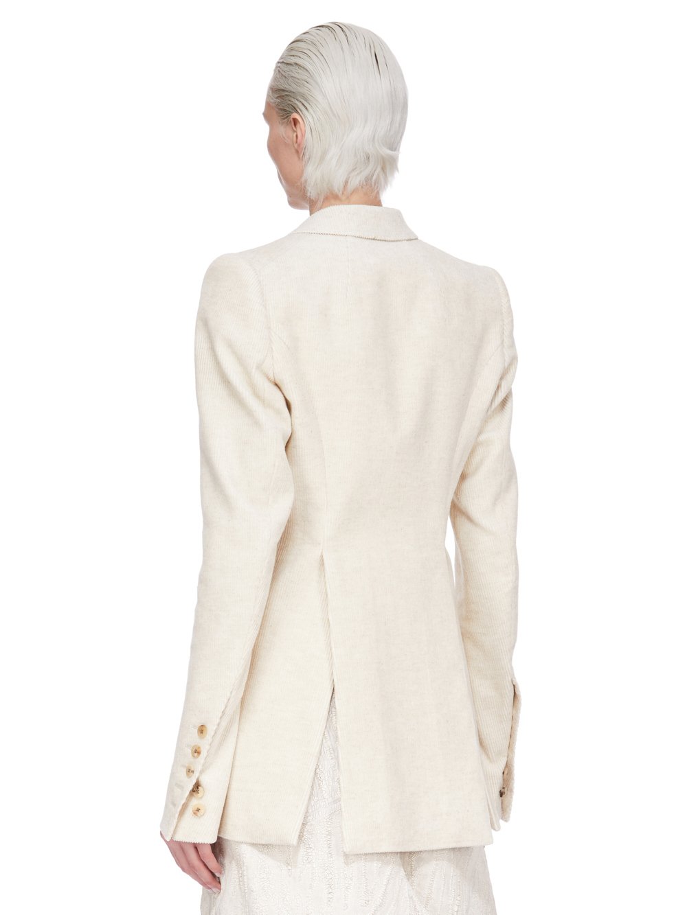 RICK OWENS FW25 CONCORDIANS EXTREME SOFT BLAZER IN LINEN CORDUROY