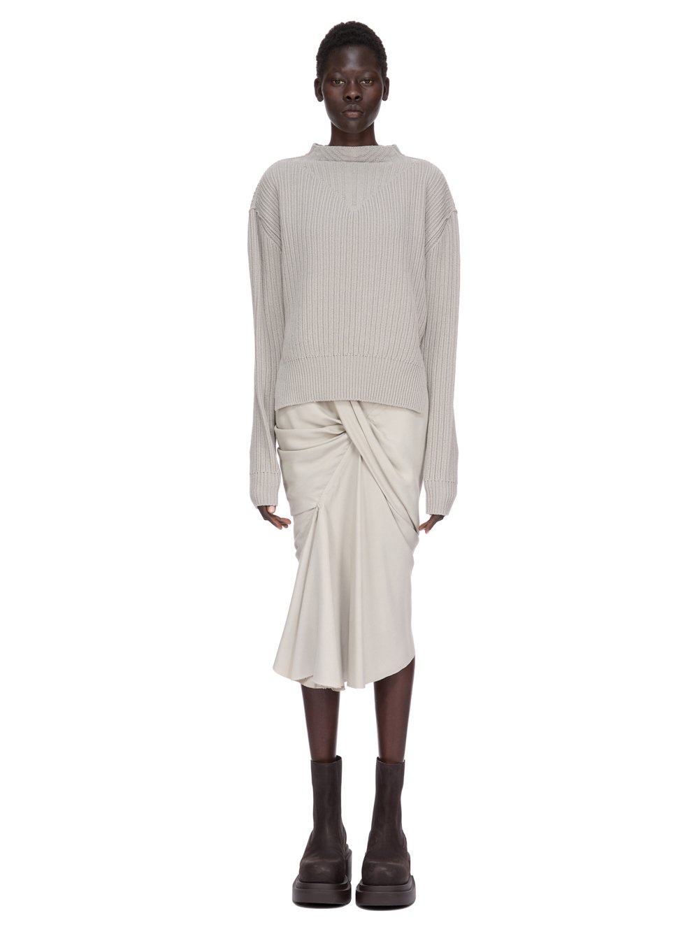 RICK OWENS FW25 CONCORDIANS PRECOLLECTION HEADON PULL IN PEARL