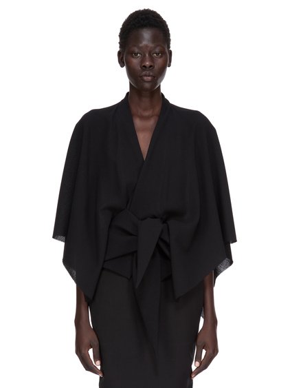 RICK OWENS LILIES FW25 CONCORDIANS ANITA TOP IN VISCOSE CREPE