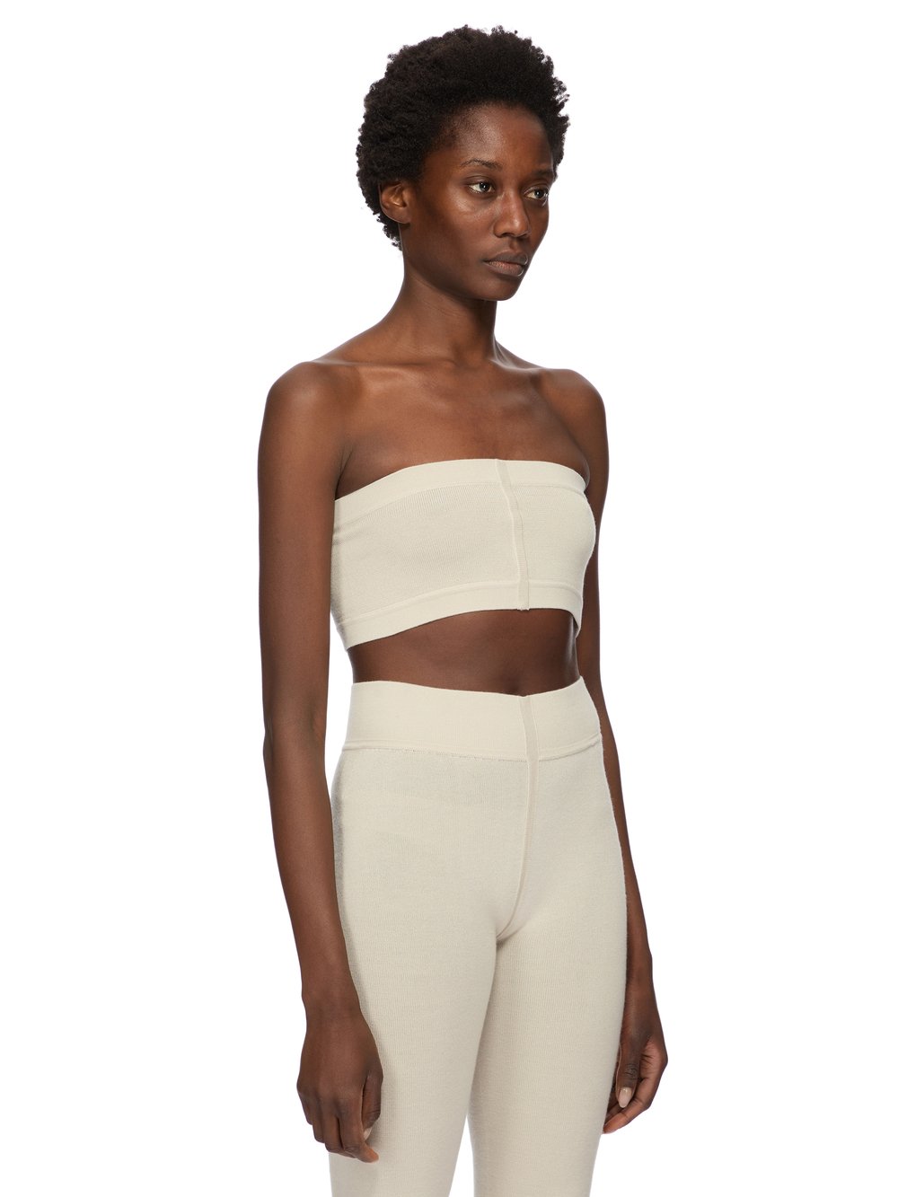 RICK OWENS FW25 CONCORDIANS RUNWAY BANDEAU IN NATURAL LIGHTWEIGHT