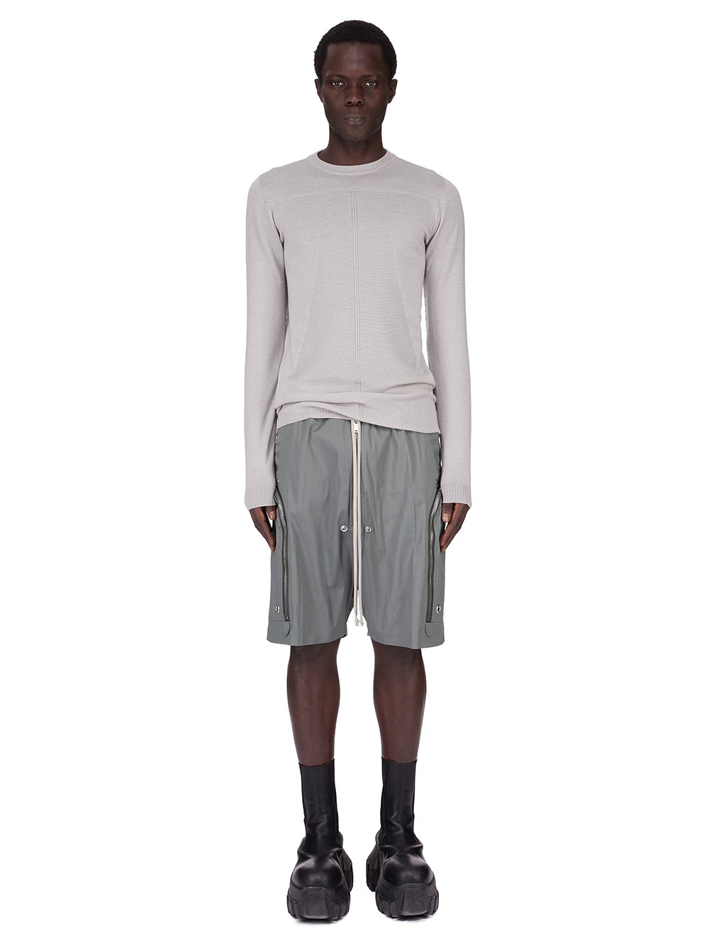 RICK OWENS FW25 CONCORDIANS BAUHAUS BELA IN WASHED INDIGO HEAVY
