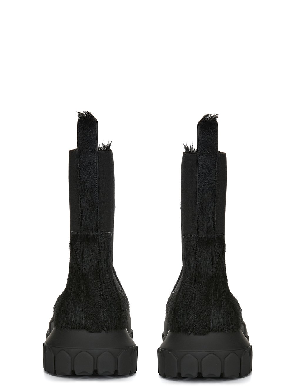 RICK OWENS FW25 CONCORDIANS BEATLE BOZO TRACTOR IN BLACK SHORT