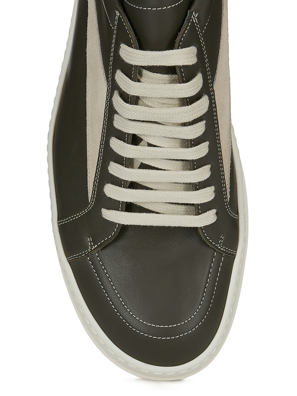 RICK OWENS FW25 CONCORDIANS VINTAGE SNEAKS IN BOSCO/MILK/MILK FULL