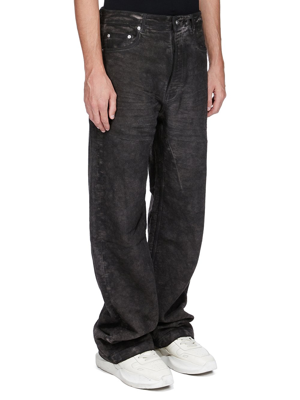 DRKSHDW FW25 CONCORDIANS GETH JEANS IN DRKDUST BRUSHED COTTON
