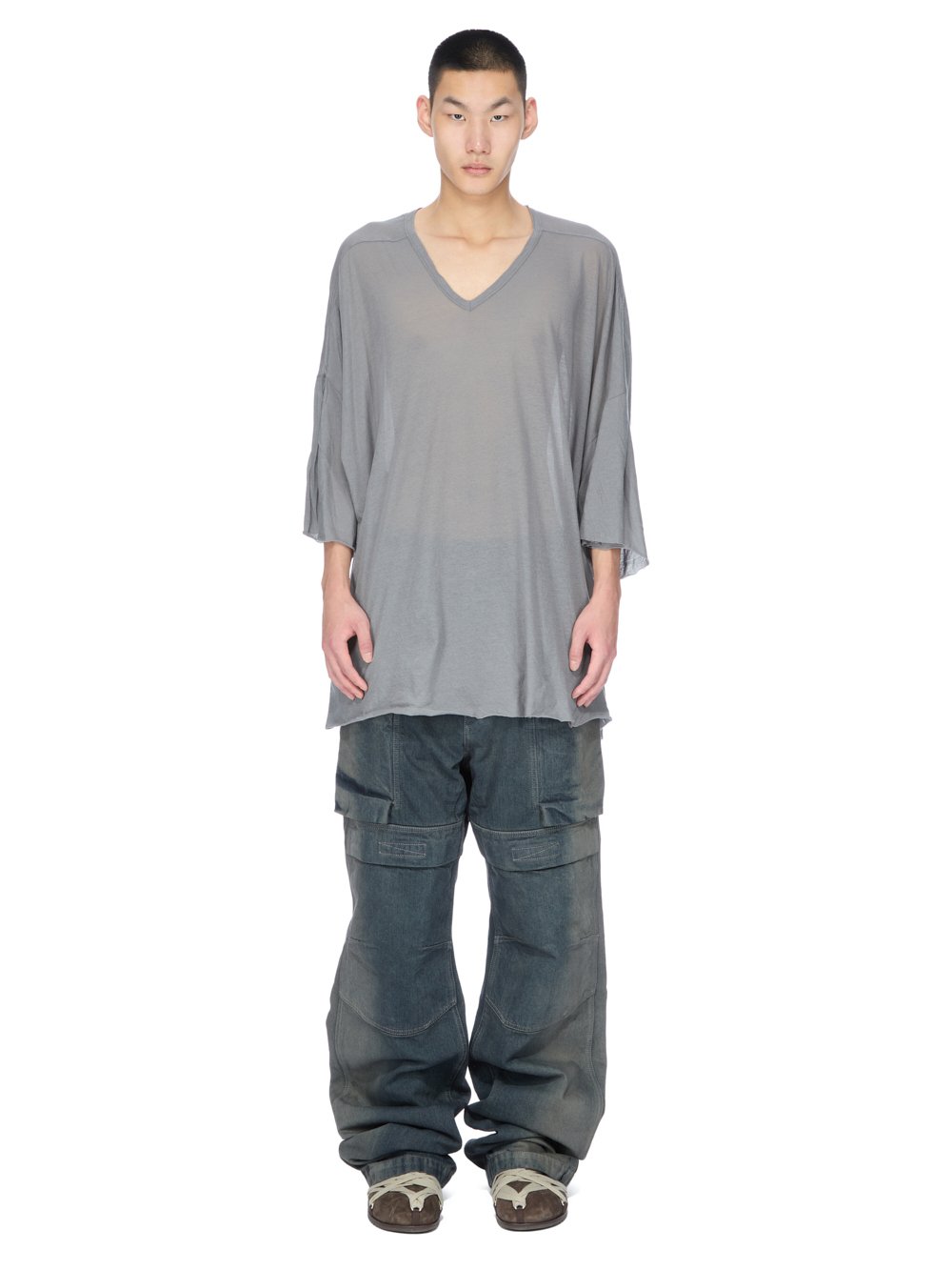 美品 Rick Owens Cargo Cropped 50 L グリーン Rick Owens CARGO CROPPED MOSS OS リック・オウエンス - THE PARK
