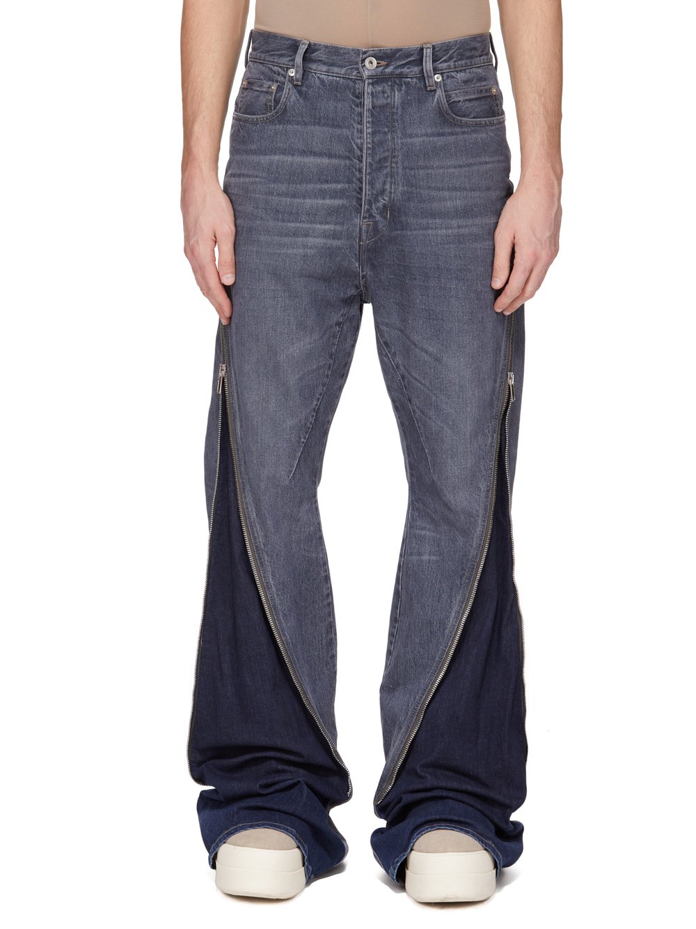 DRKSHDW FW25 CONCORDIANS BOLAN BANANA IN WASHED GREY 13OZ STONE