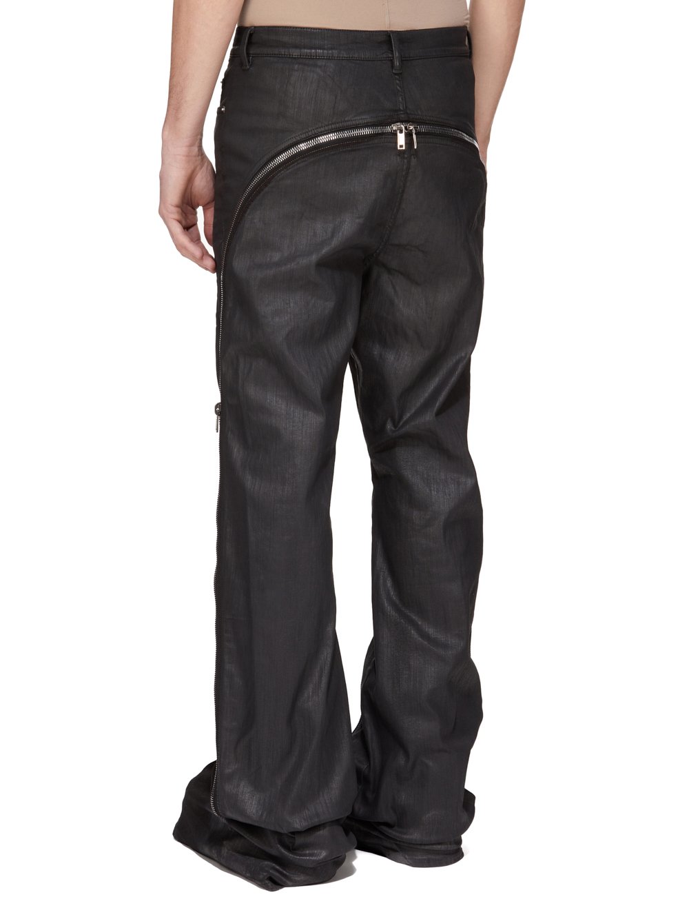 DRKSHDW FW25 CONCORDIANS BOLAN BANANA IN BLACK WAX BLACK WAX