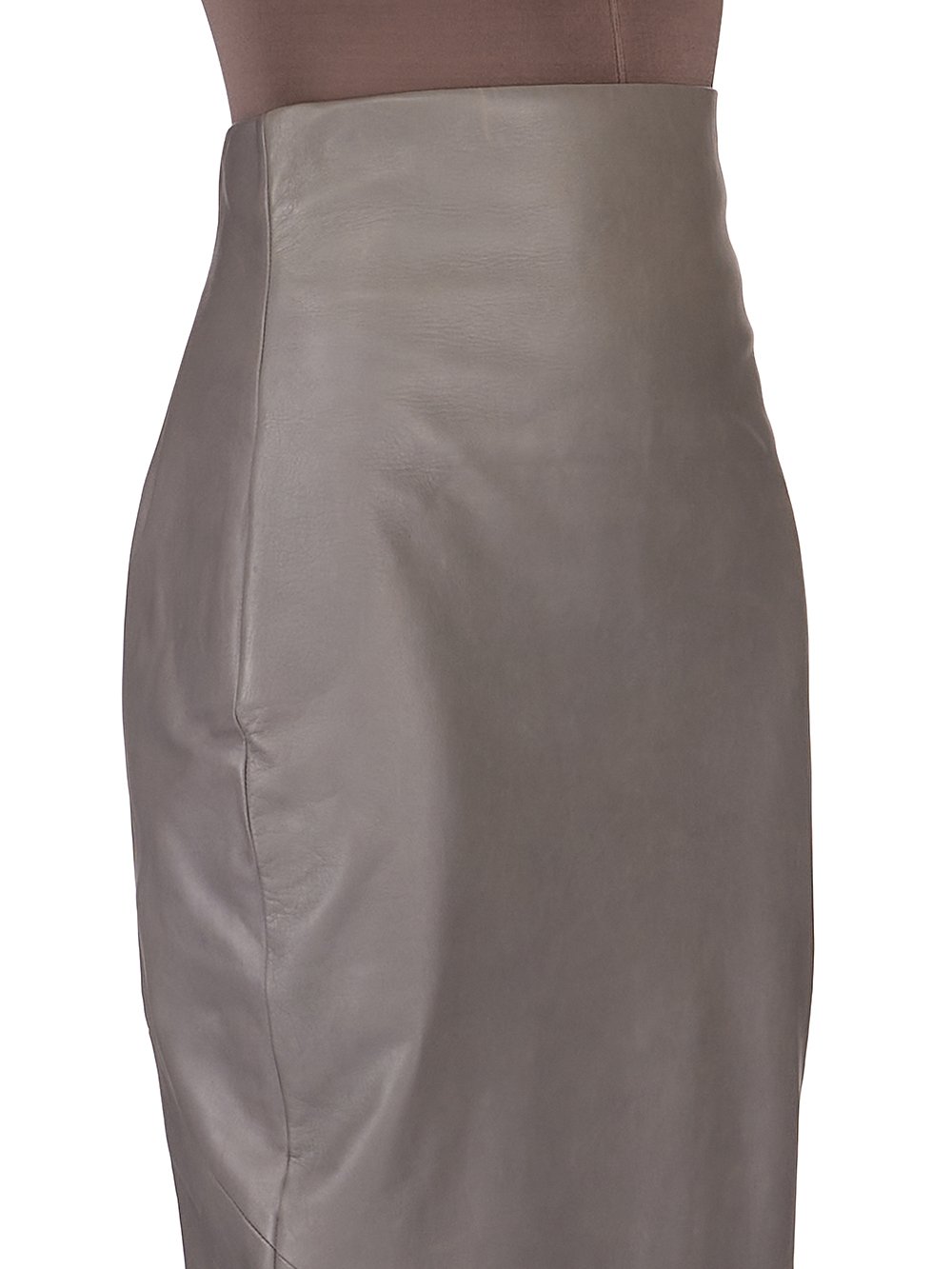 RICK OWENS FW25 CONCORDIANS DIRT PILLAR IN WASHED INDIGO WAXY LAMB