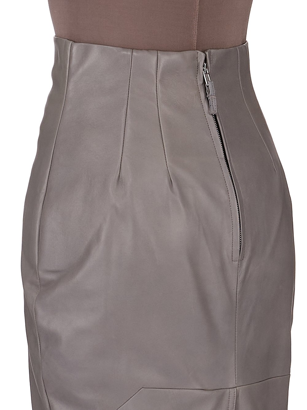 RICK OWENS FW25 CONCORDIANS DIRT PILLAR IN WASHED INDIGO WAXY LAMB