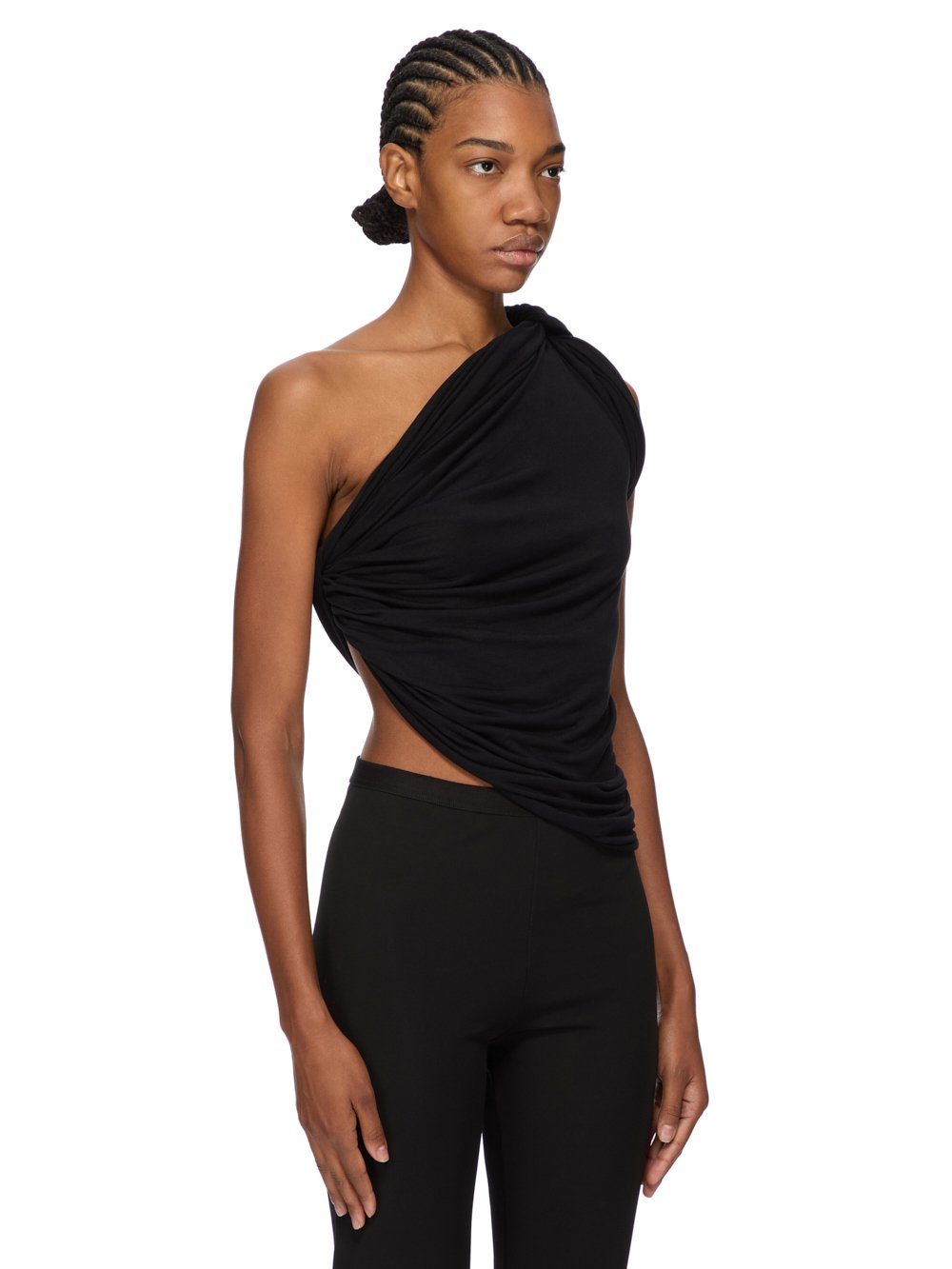 RICK OWENS LILIES FW25 CONCORDIANS ANITA TOP IN VISCOSE CREPE