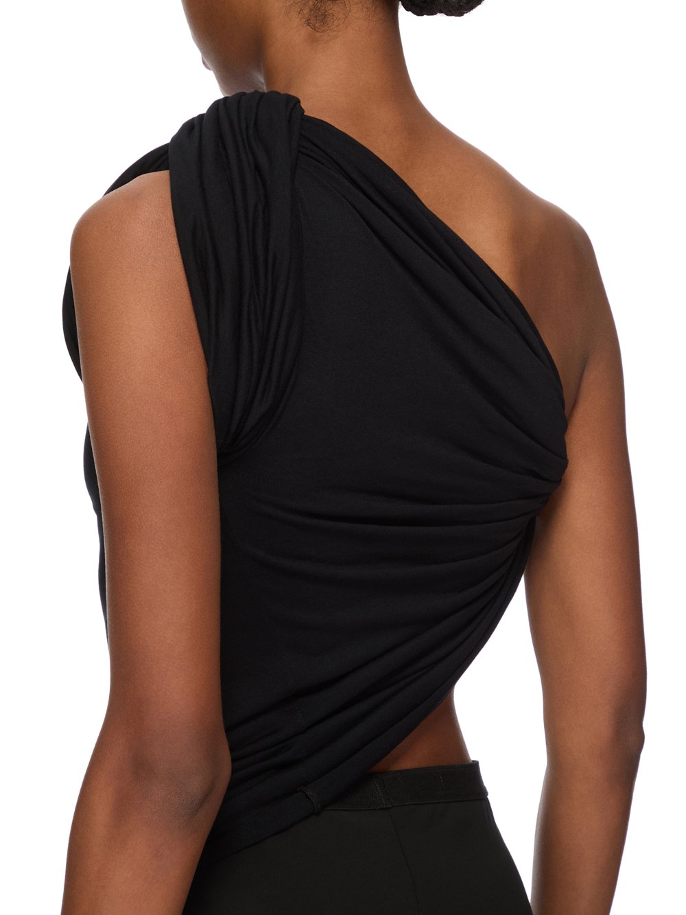 RICK OWENS LILIES FW25 CONCORDIANS ANITA TOP IN VISCOSE CREPE