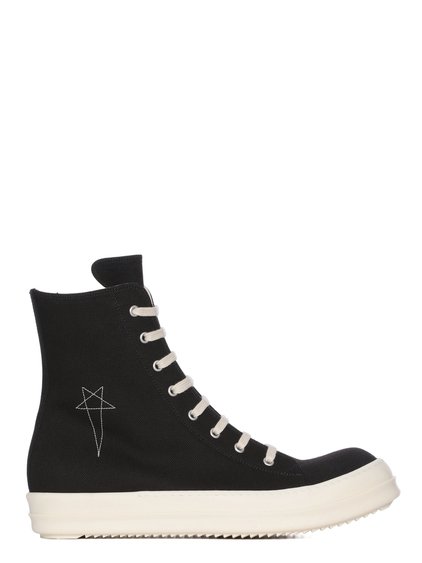 【新品未使用】Rick Owens RAMONES DRKSHDW GEO BASKET 44 リックオウエンス ダークシャドウ ラモーンズ ジオバス ブラック 定価約95，000円 Rick Owens DRKSHDW Ramones - Actual Seaweed