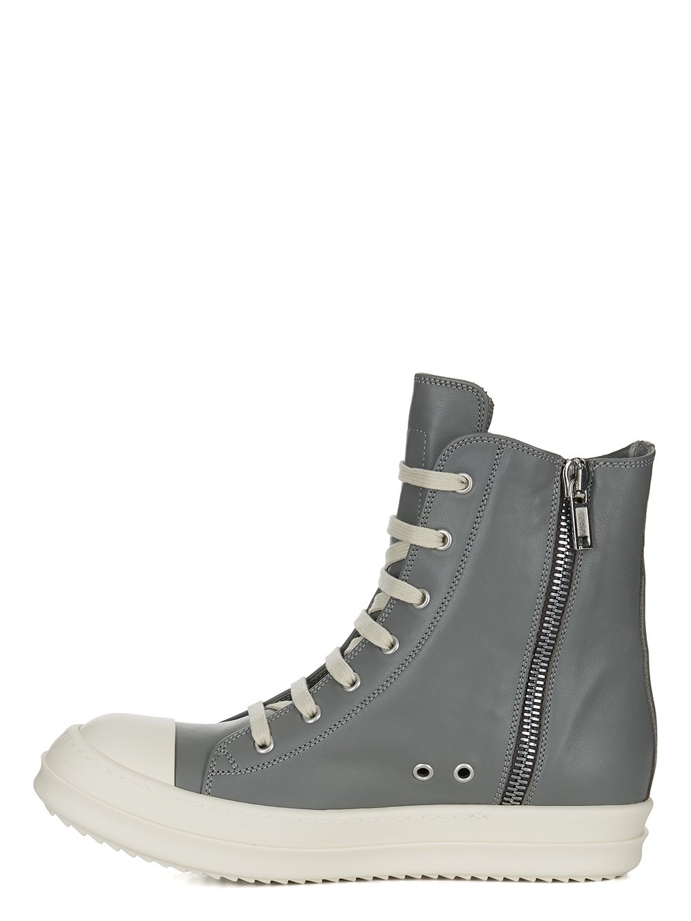 RICK OWENS FW25 CONCORDIANS SNEAKERS IN WASHED INDIGO/MILK/MILK