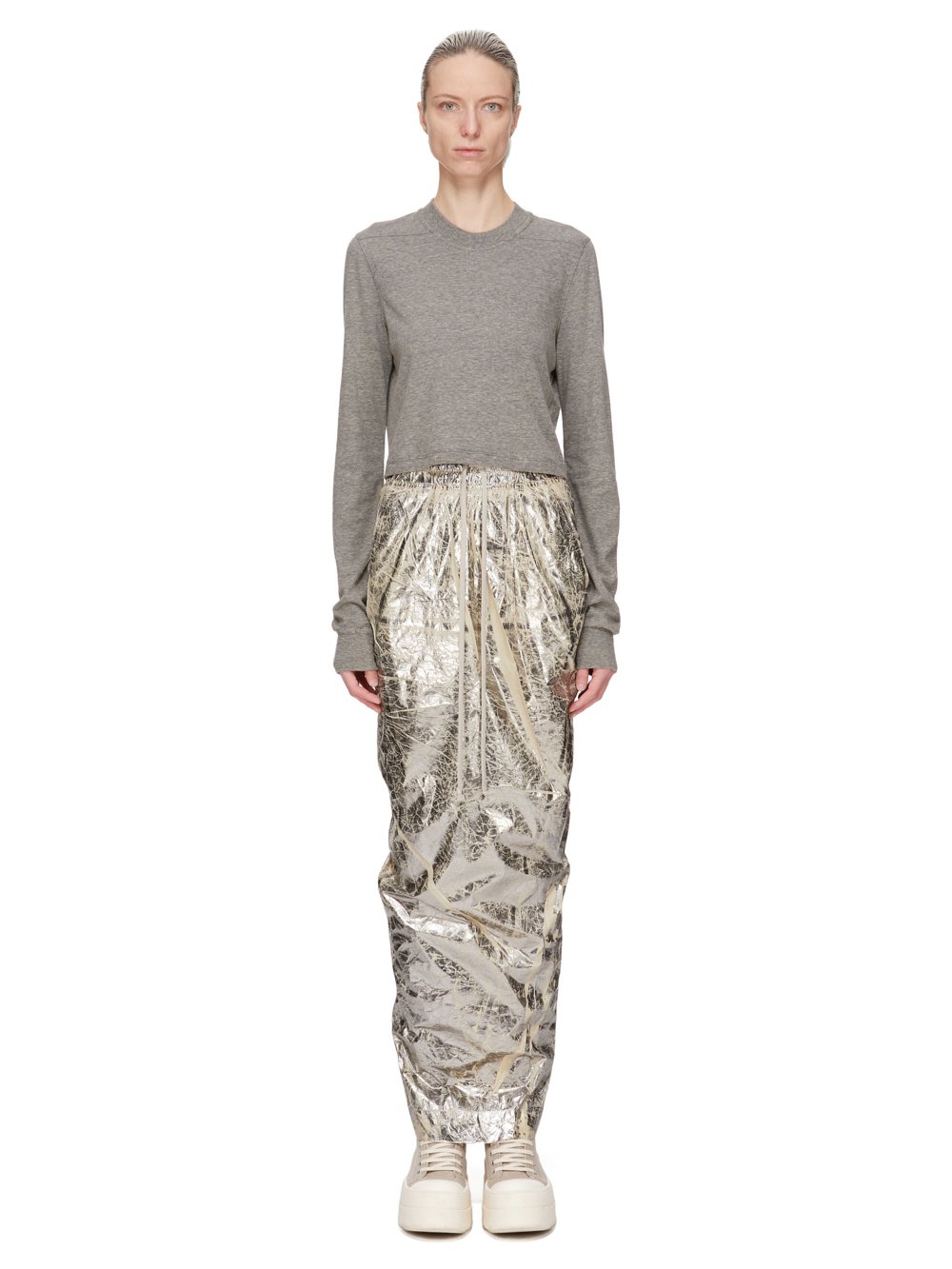 rick owensストール RICK OWENS RU20S7470 SCARF NEW LERA MEGA BRONZE (RICK OWENS