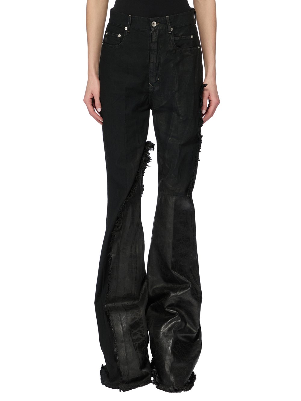 rick owens 風　opium wax flare cargopants rick owens 風 opium wax flare cargopants RICK OWENS DRKSHDW