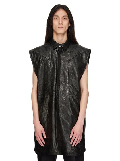 d*6様 Rick Owens 19FW OUTERSHIRT LLP レザー d*6様 Rick Owens 19FW OUTERSHIRT LLP レザー d*6様 Rick Owens 19FW