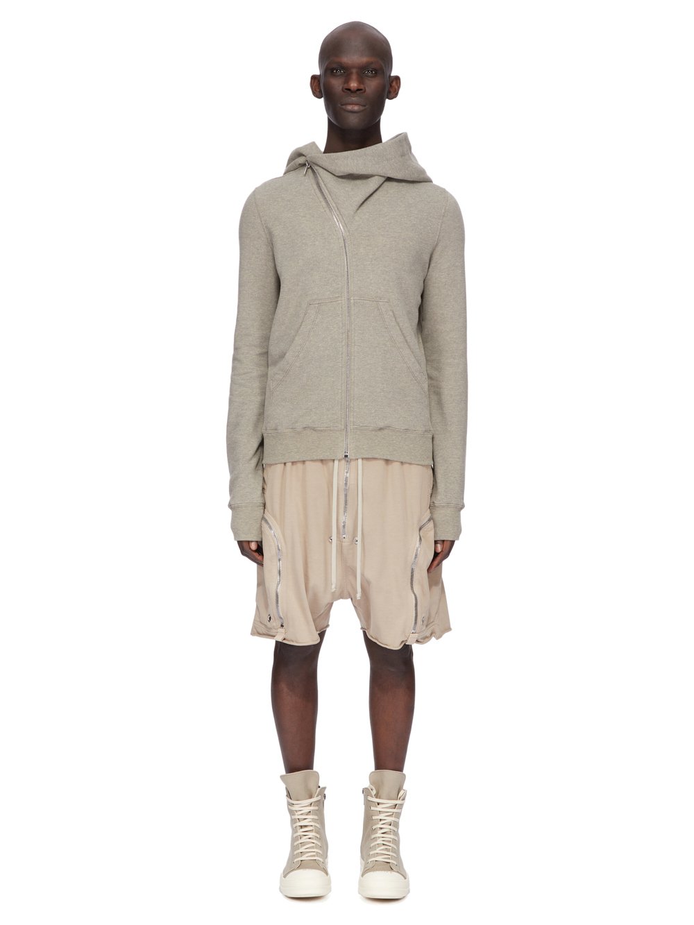 RICK OWENS 2024AW Dirt Cutofショートパンツ Black Hollywood Dirt Cutoffs Denim Shorts by Rick Owens on Sale