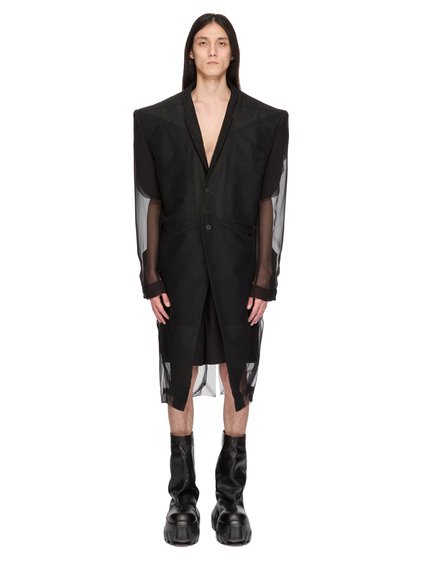 リックオウエンス　ドレープニット Rick Owens ドレープ ニットトップ | ブラック | FARFETCH JP