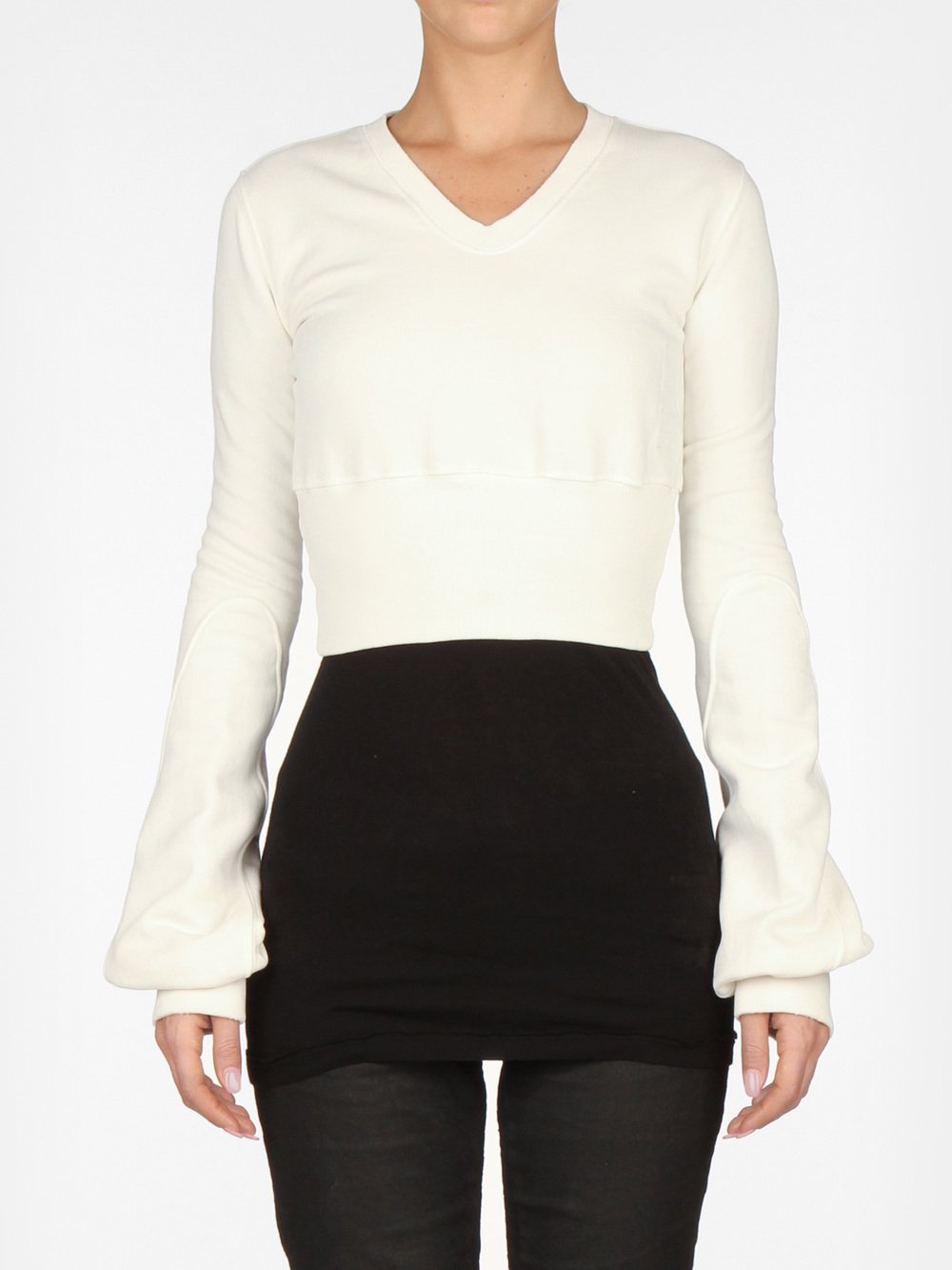 RICK OWENS DRKSHDW - SKUNK SLEEVE SWEATSHIRT