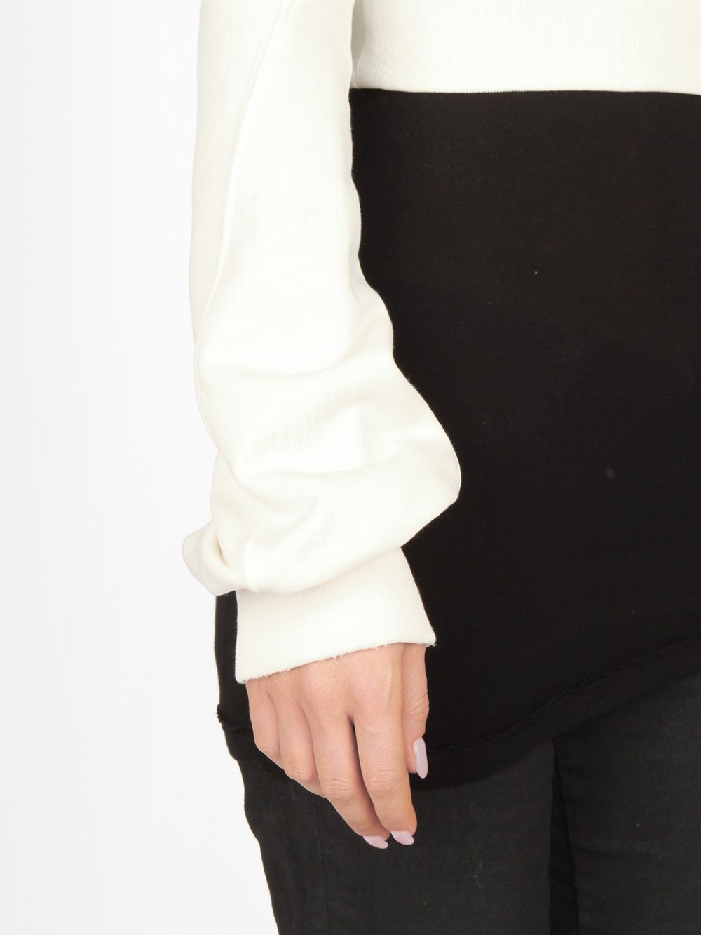 RICK OWENS DRKSHDW - SKUNK SLEEVE SWEATSHIRT