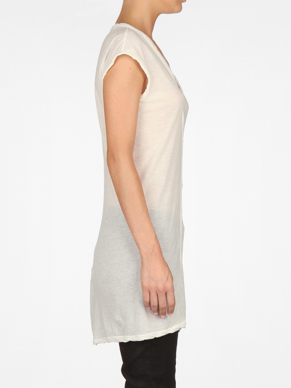 RICK OWENS DRKSHDW - V-NECK TEE