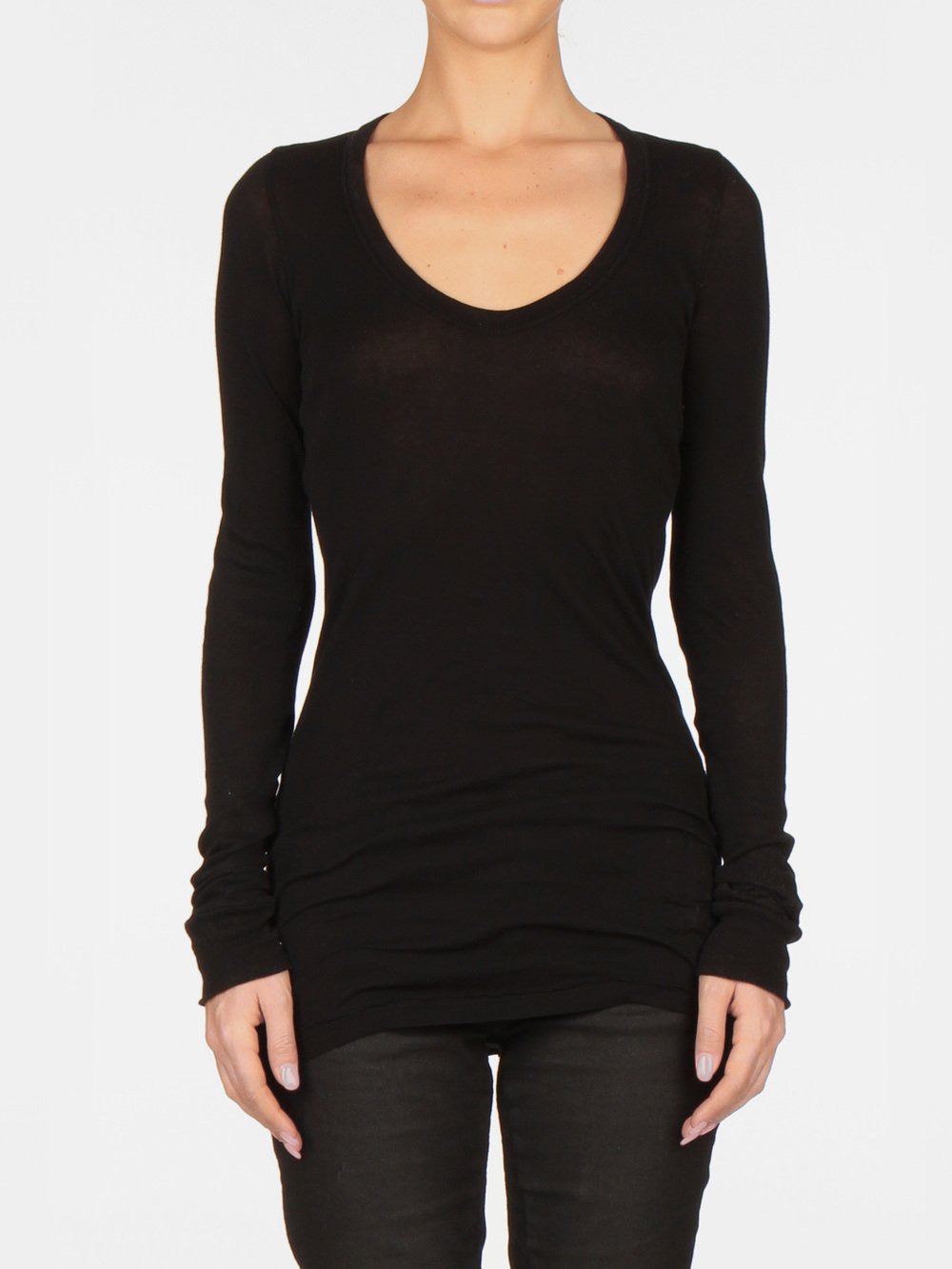 RICK OWENS DRKSHDW - LONG SLEEVE TEE