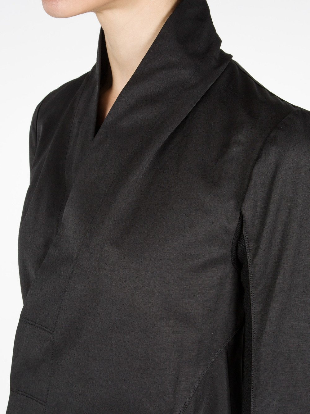 RICK OWENS - OBLIQUE COAT