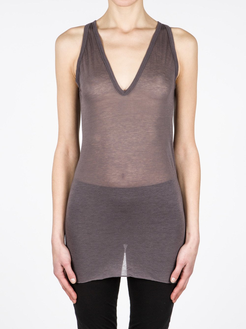 RICK OWENS LILIES - V-NECK TANK