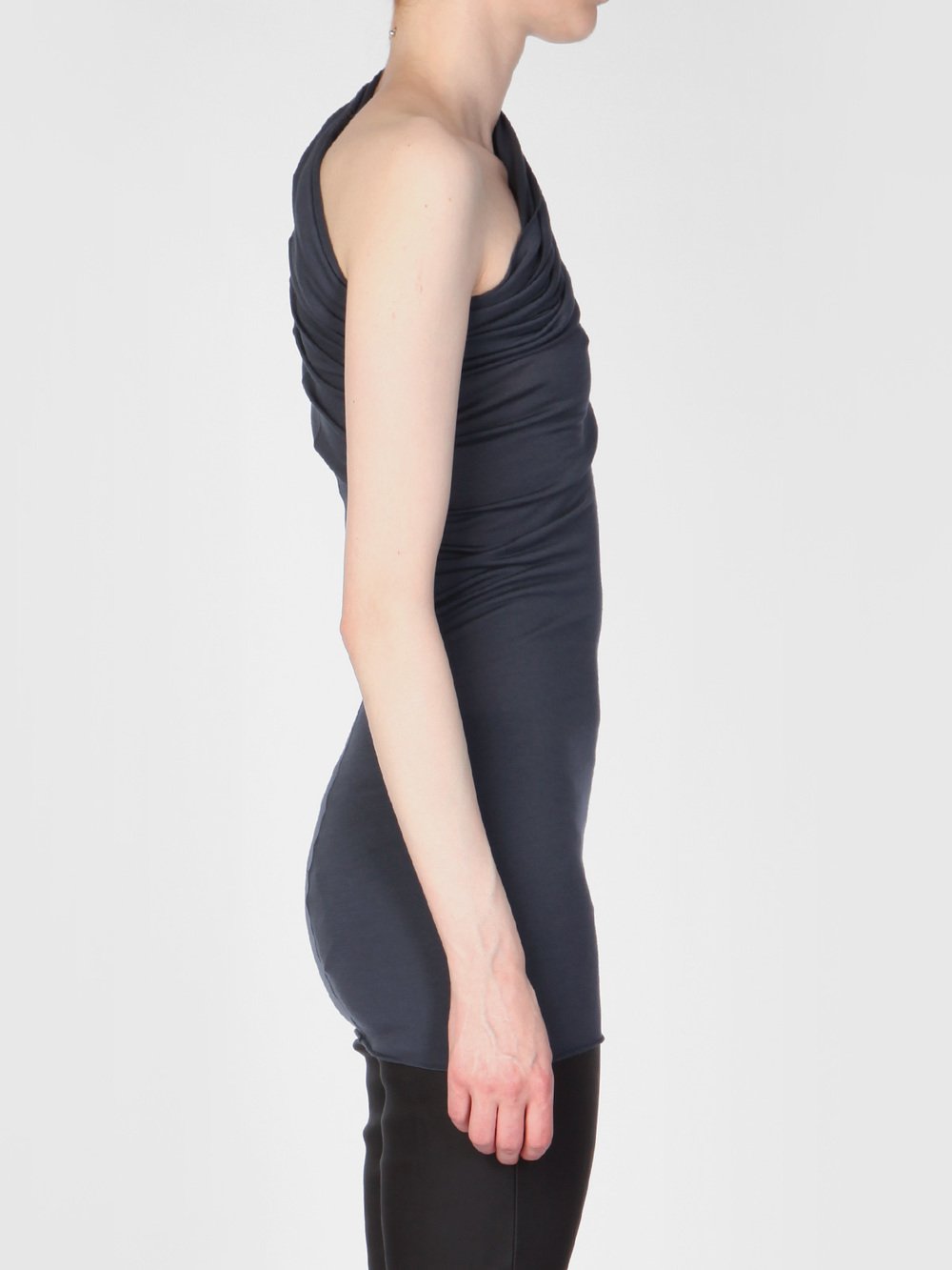 RICK OWENS - ONE SHOULDER TEE